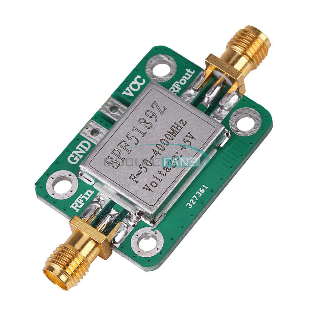 50-4000MHz RF LNA Low Noise Amplifier Signal Receiver SPF5189 NF = 0.6dB