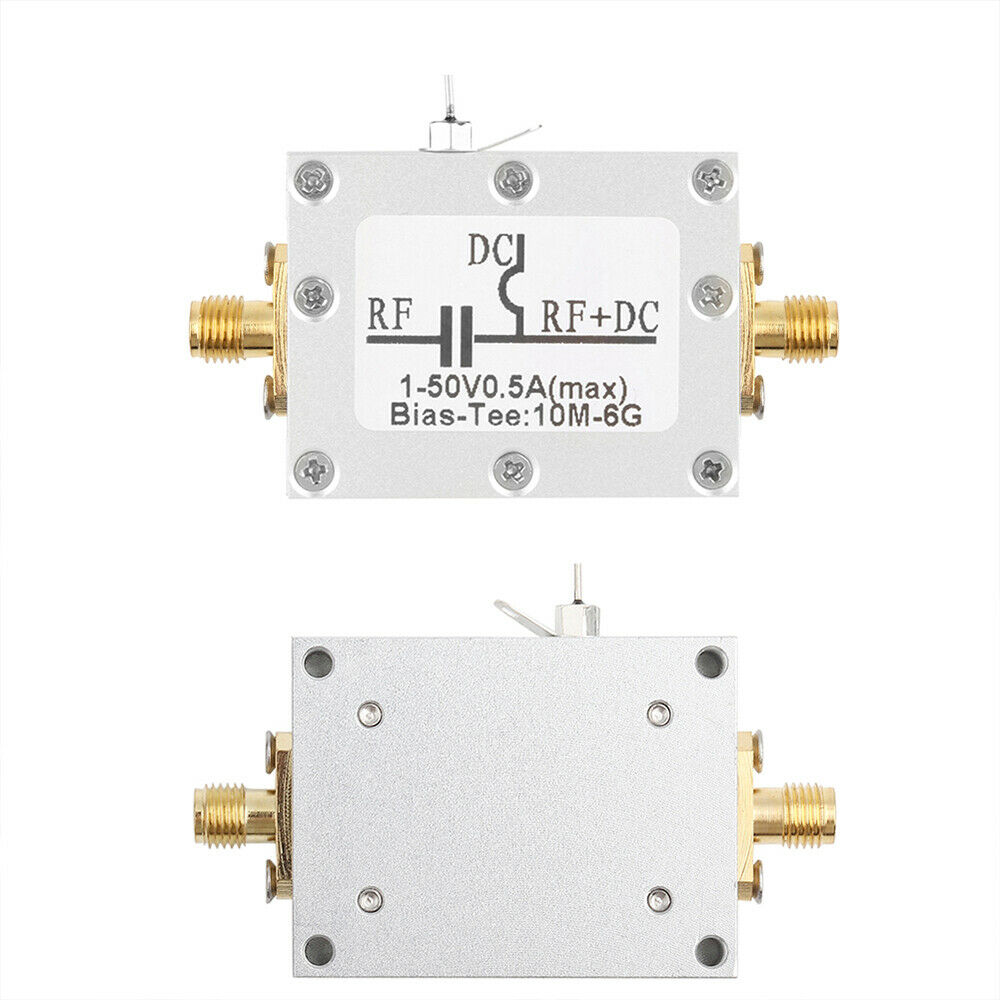 10MHz-6GHz Bias Tee Broadband Radio Frequency Microwave-Coaxial Bias T-piece LIN
