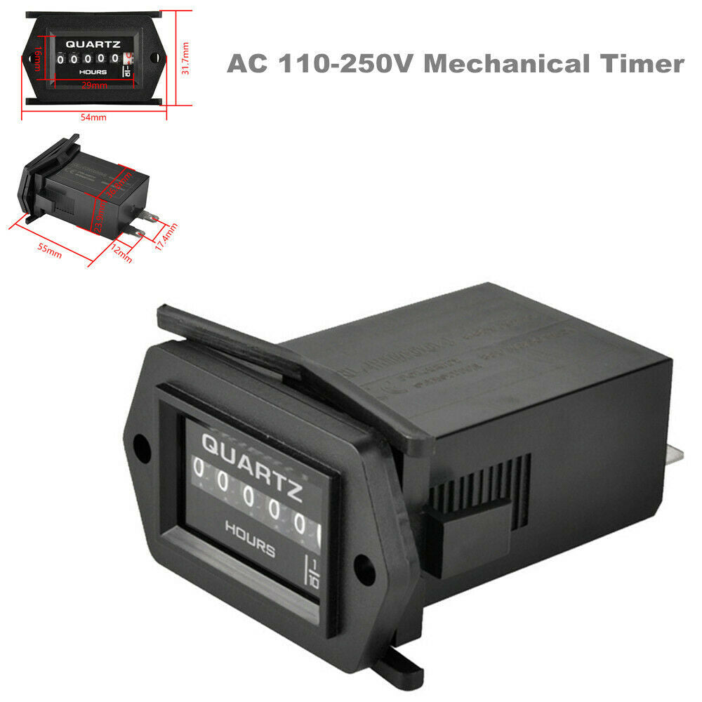 HM004 AC 110-250V Mechanical Timer for Electric Forklift All Vehicle Compressor