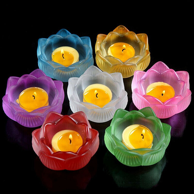 Transparent DIY Ashtray Mold Lotus Candle Holder Storage Box Mould Crafts.l8
