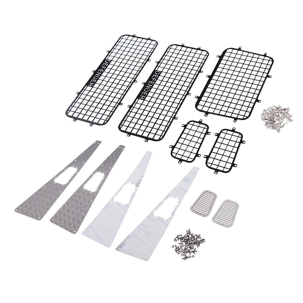 1/10 Climbing Truck Anti-skid Plate & Window Fence for RC   -4