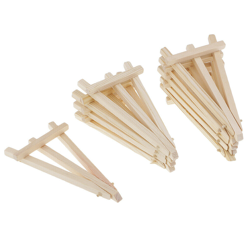 Mini Wood Display Easel Table Number Name Place Card For