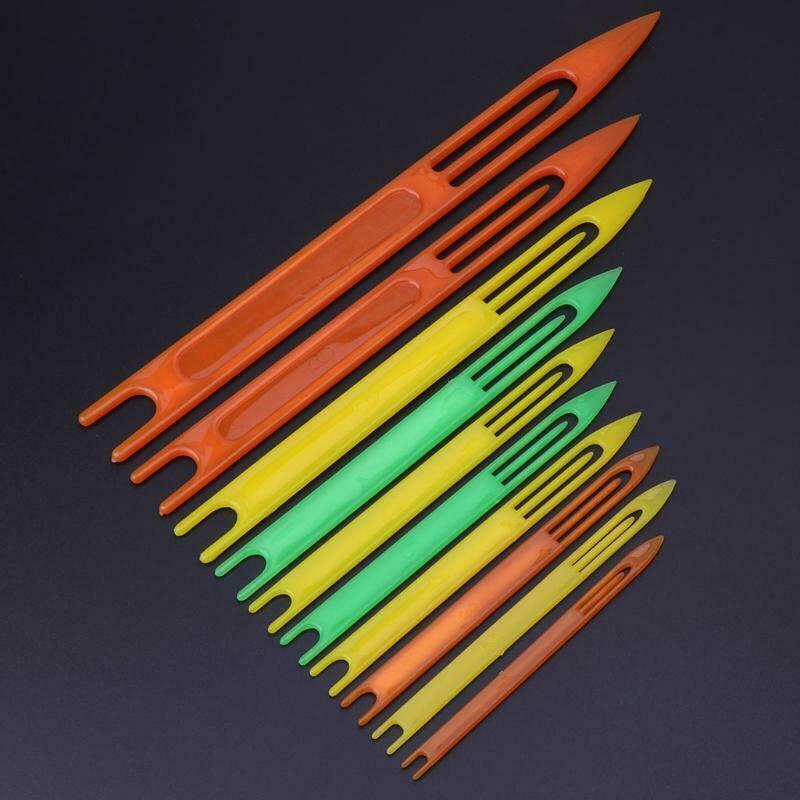 10x Fishing Netting Needle Repair Net Line Plastic Shuttles Mending Weaving