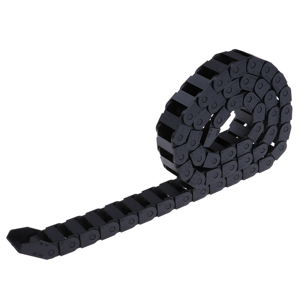 10 x 20mm Black Plastic Drag Chain Cable Carrier For CNC Router MilY1