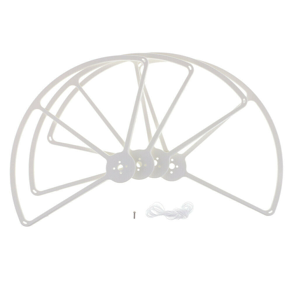 4pcs White Propeller Protective Cover  Guard For F450 F550 RC Aircrafts