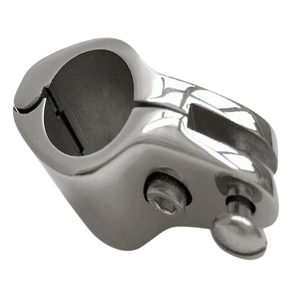 0.87" inch Boat Cover Tube Knuckle Clamp - Marine 316 Grade Stainless Steel