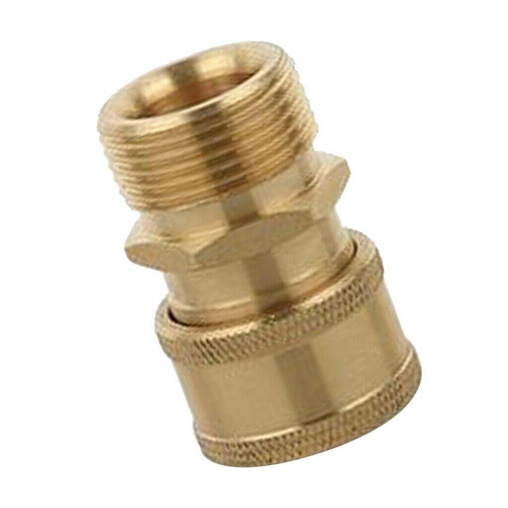 2 X Brass Pressure Washer Hose Connector Tools M22 X 1.5mm Male & Female Set