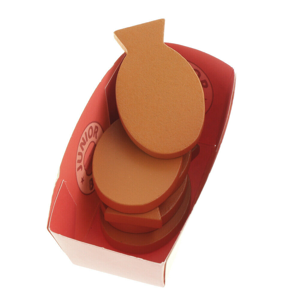 26-Pieces Wooden Fast Food Dinner Set - Burger,
