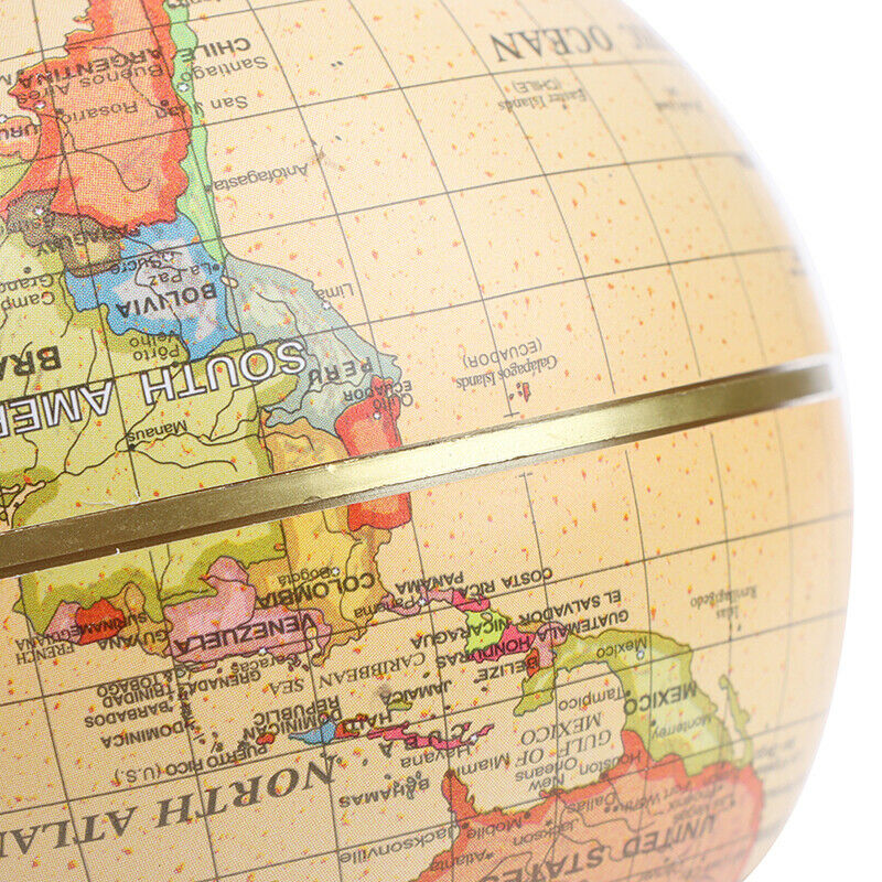 360 Degree Rotating World Globe Desktop Decor Geography Education School SupBDA