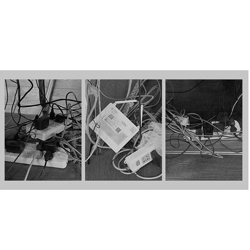 Self Adhesive Desktop Socket FixerPunch-free Power Strip Hold.l8