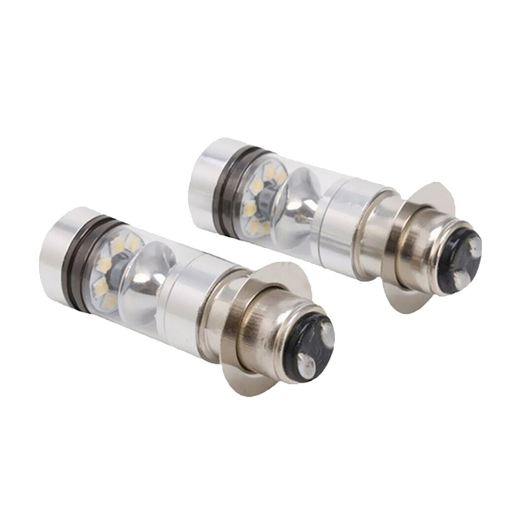 2 Pieces H6 LED Headlight Fog Driving Light Bulbs Motorcycle Modified Lights