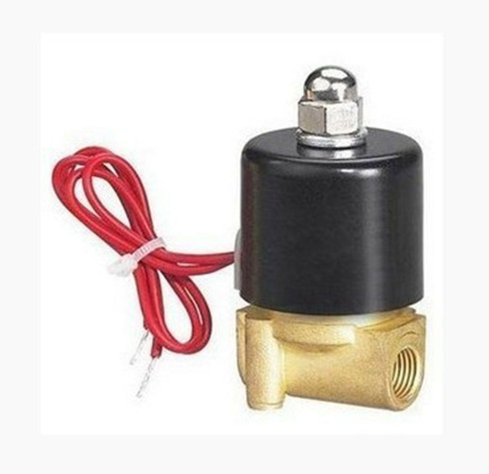 Water Air Gas Fuel NC Solenoid Valve 1/8" BSPP 12VDC