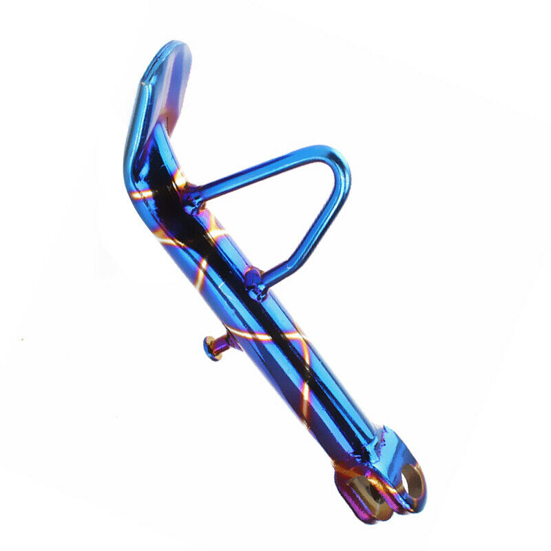 1PC CNC Aluminum Motorcycle Scooter ATV Kickstand Side Stand Leg Prop Frame Blue