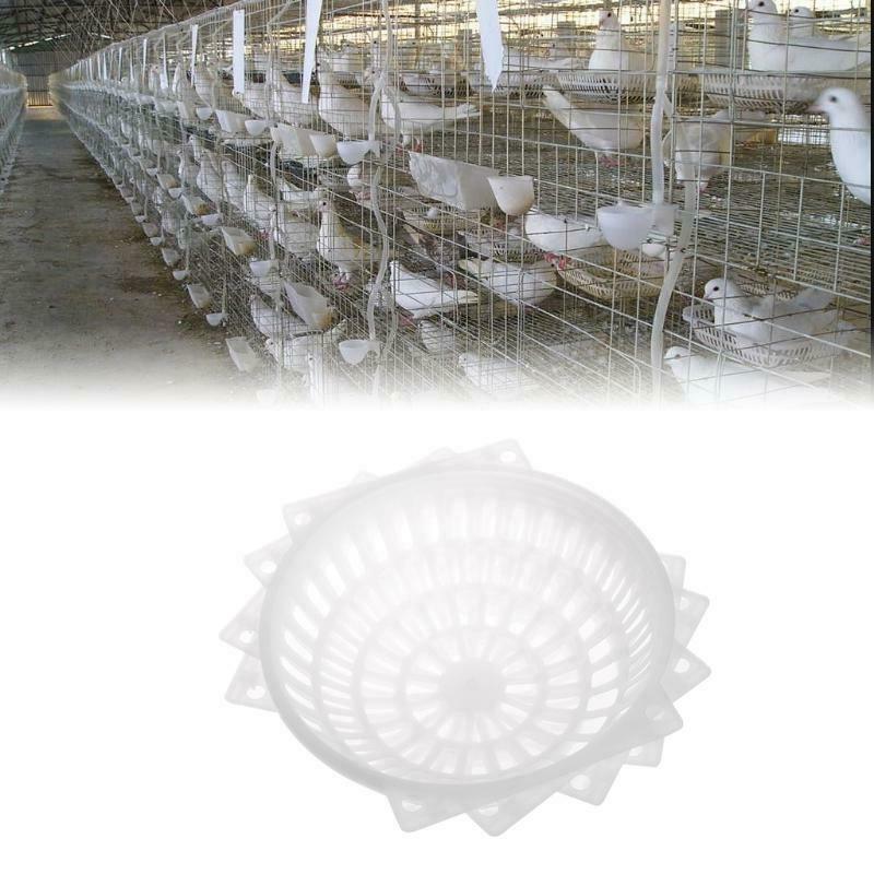 4Pcs Plastic Pigeon Nest Breeding Cage Canary Supplies Birds Hatch Tools Basin