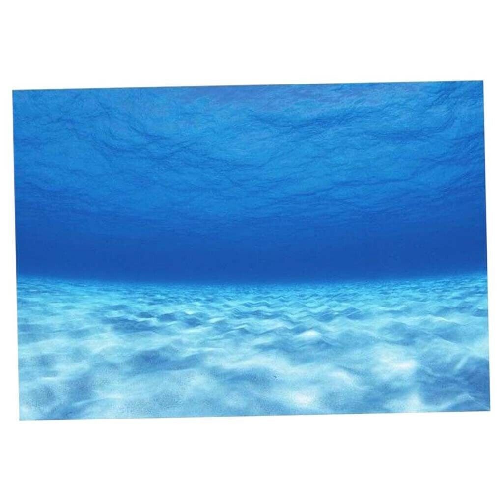 Fish Tank Adhesive Posters For Fish Tank Aquarium Landscape Decor 76x56cm