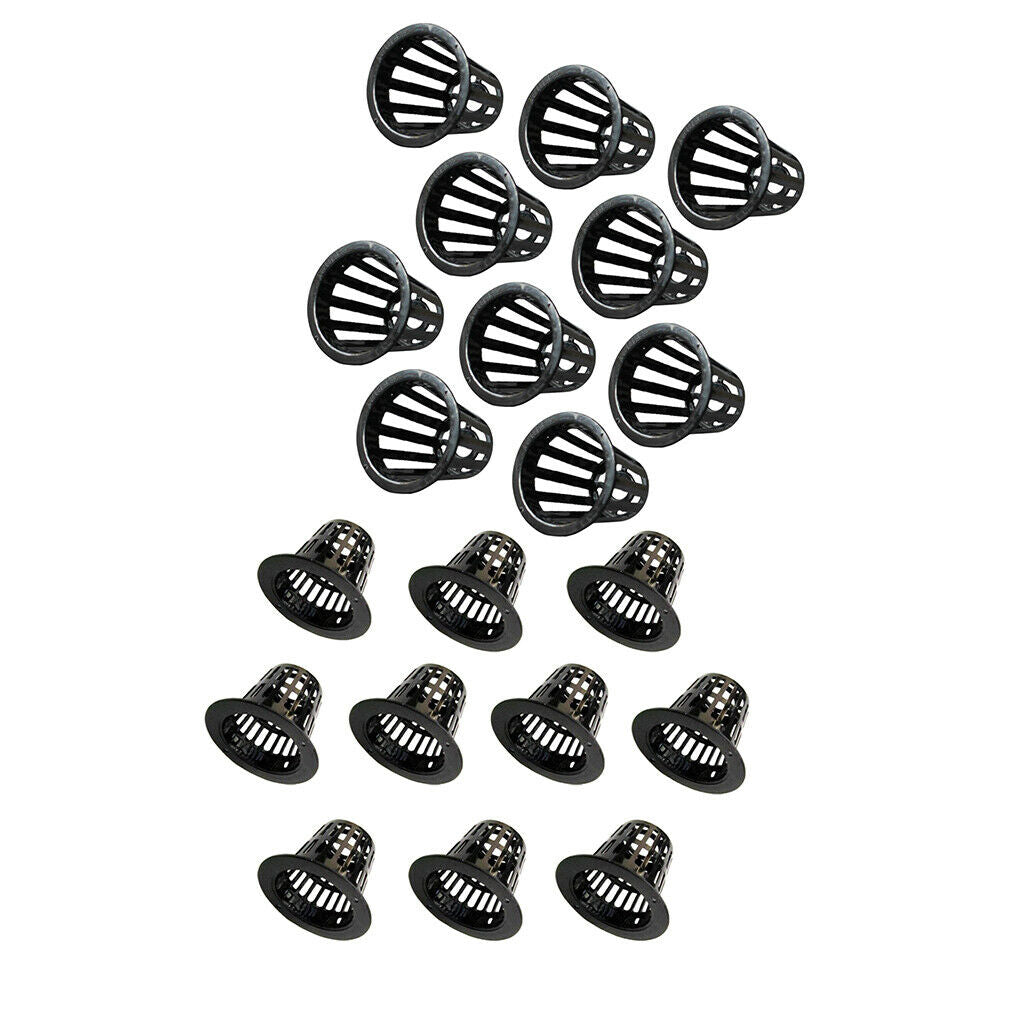 20Pcs Plastic Pond Plant Basket Aquarium Aquatic Water Plant Cultivate B,E