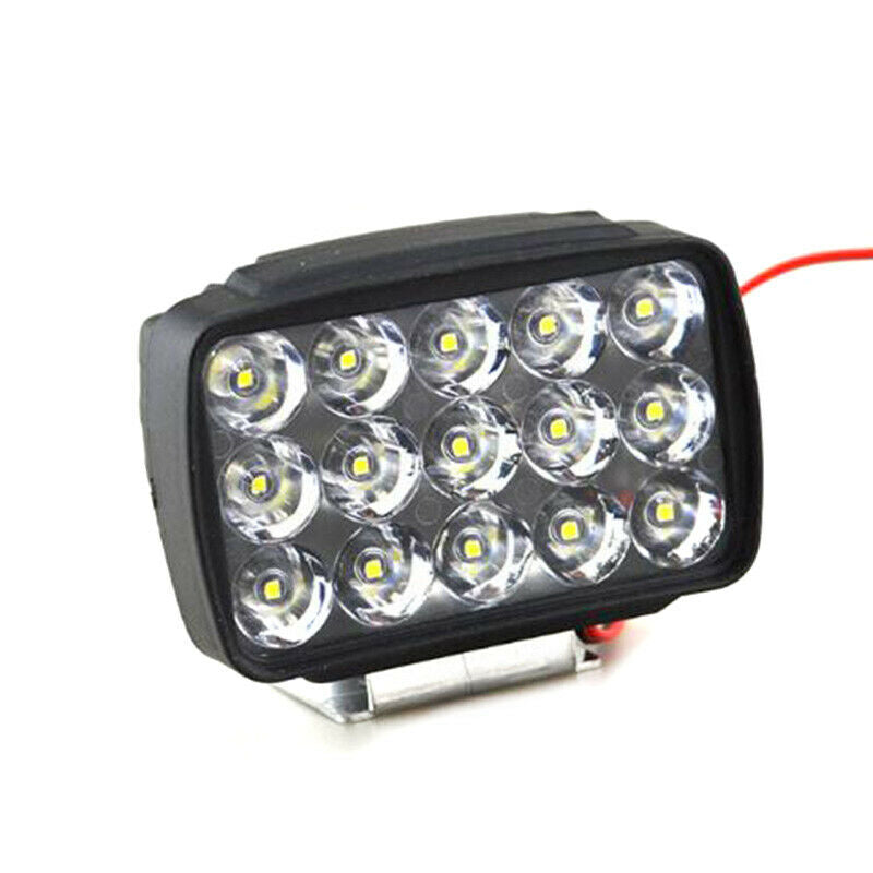Motorcycle Headlight Spot Light 15 LED 1000LM Motos ATV UTV Scooter LightingBDA