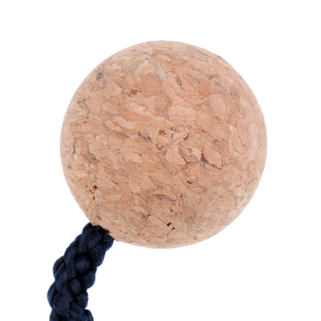 6Pc 35mm Floating Cork Keyring Water Ball Marine Buoyant Key Ring Boat Float
