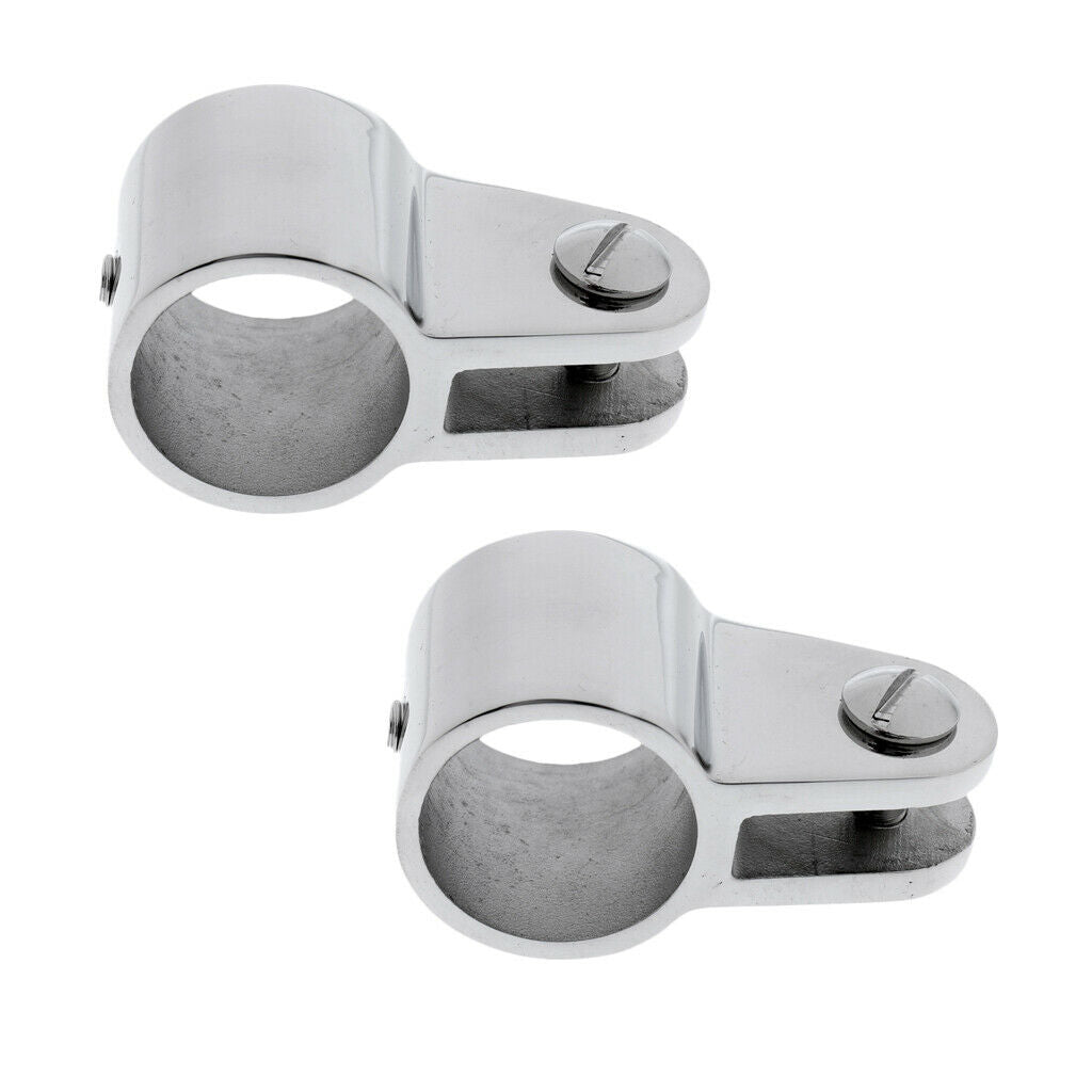 2 Pieces Marine Boat 316 Stainless Steel Jaw Slide Bimini Top Slide 22mm