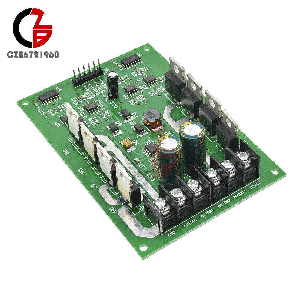 3V-36V Dual Motor Driver Board Module H-bridge DC MOSFET IRF3205 15A Peak 30A