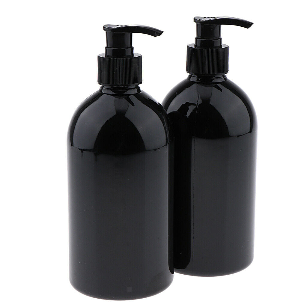 16x Empty Shampoo Pump Bottles Lotion Shower Gel Makeup Dispenser Container