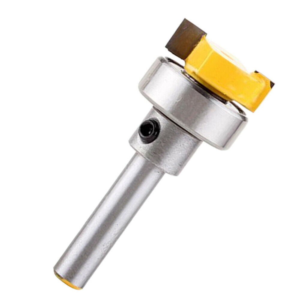 Flush milling cutter with ball bearing at the top, shaft diameter 6mm, made of