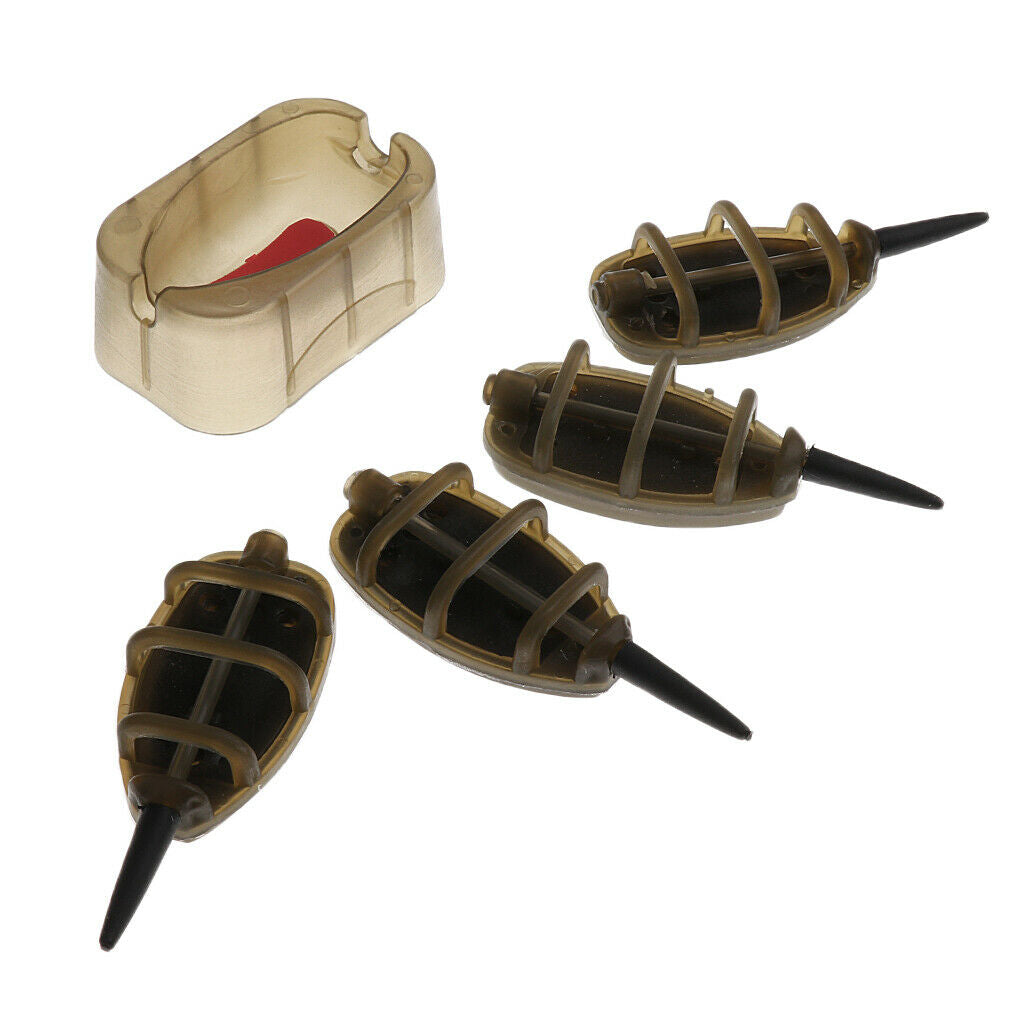 Carp Fishing 4   Method Feeder and 1 Mould Set Fishing Terminal Tackle