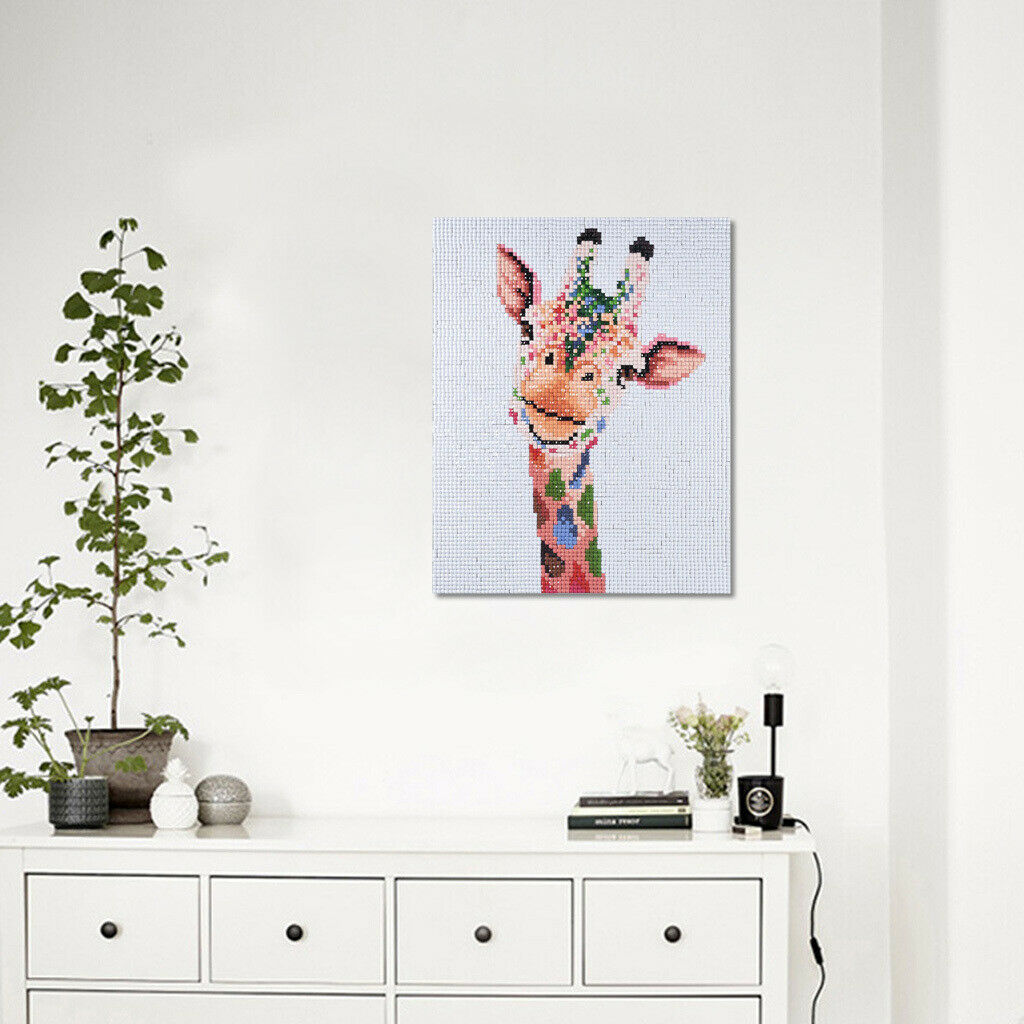 Full Square Drill Diamond Painting Embroidery Rhinestone Pictures Giraffe