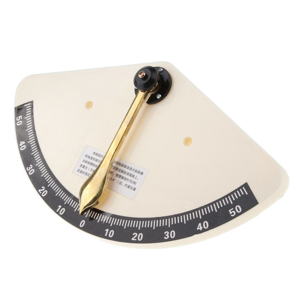 Ships Boat Yacht Marine Clinometer Level Inclinometer