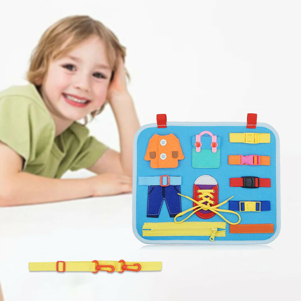 Busy Board Dress Skills Learning Special Needs Basic Skill Sensory Toys
