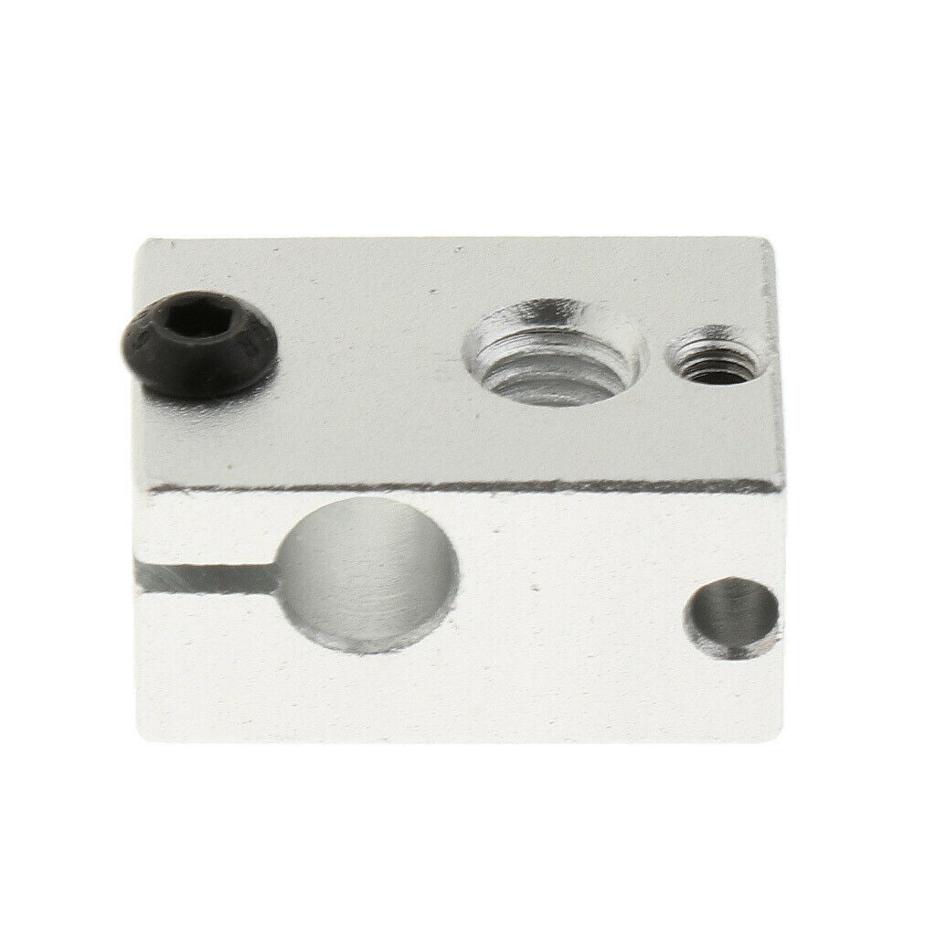Aluminum  Heating Block V6 for Extruder Mk7 Mk8 M6 And M3 (heat Pipe And