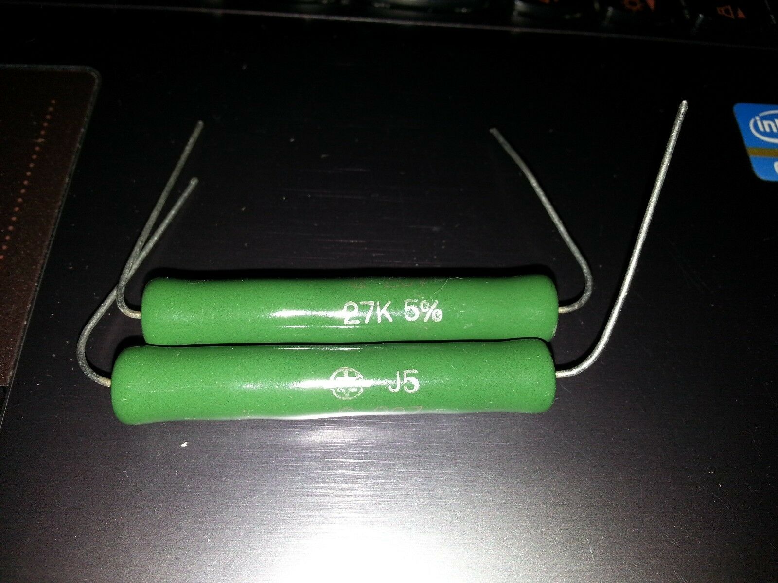 20x VISHAY DRALORIC G207 27K 17W 5% HI END NON FLAMMEABLE TUBE AMP RESISTORS!