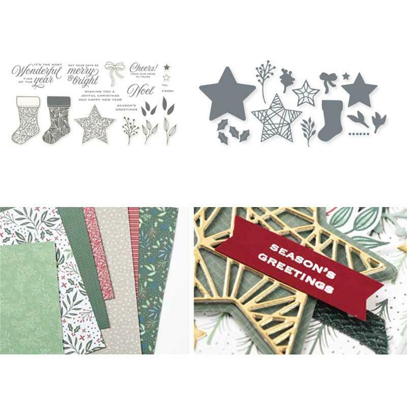 Sock Star Seal Stamp with Cutting Dies Stencil DIY Scrapbooking Embossing Photo