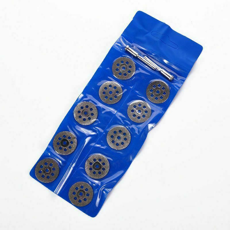 10Pcs Emery Diamond Electric Grinder Blade Mini Diamond Cutting Blade