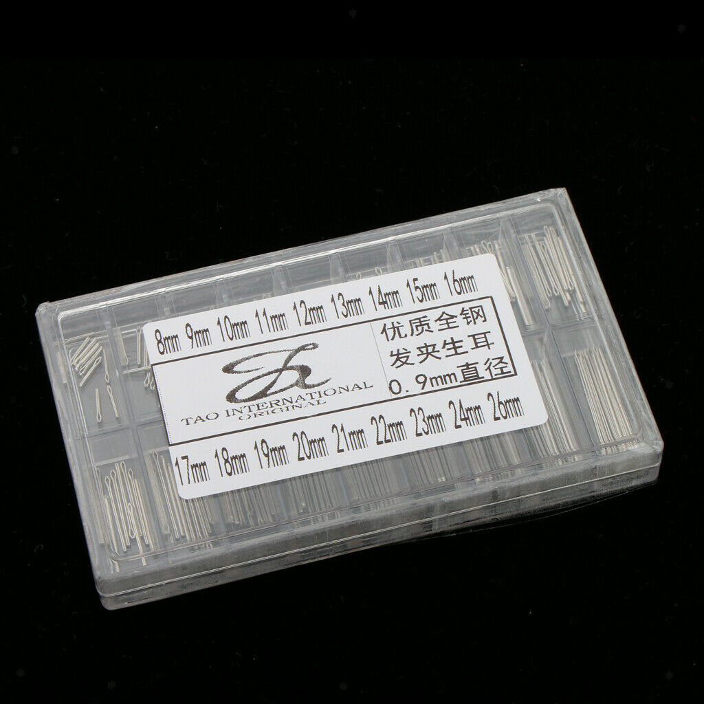 180pcs Bulk 8-26mm Stainless Steel Watches Band Link Pin Assortment Tool Kit