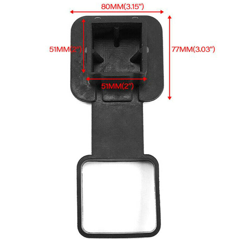 Universal 2in 82208453AB Trail Hitch Cover Tow Plug Cap ReceiverFCA