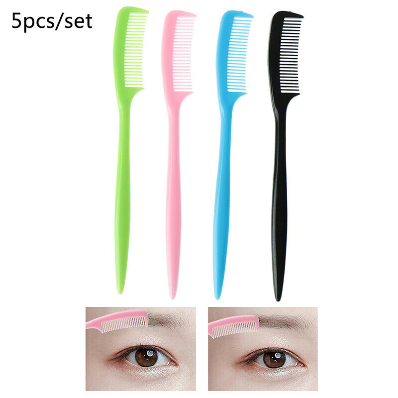 5pcs/set Extension Plastic Brush Eyelash Eyebrow Comb Lift Curl Eye Makeu.l8