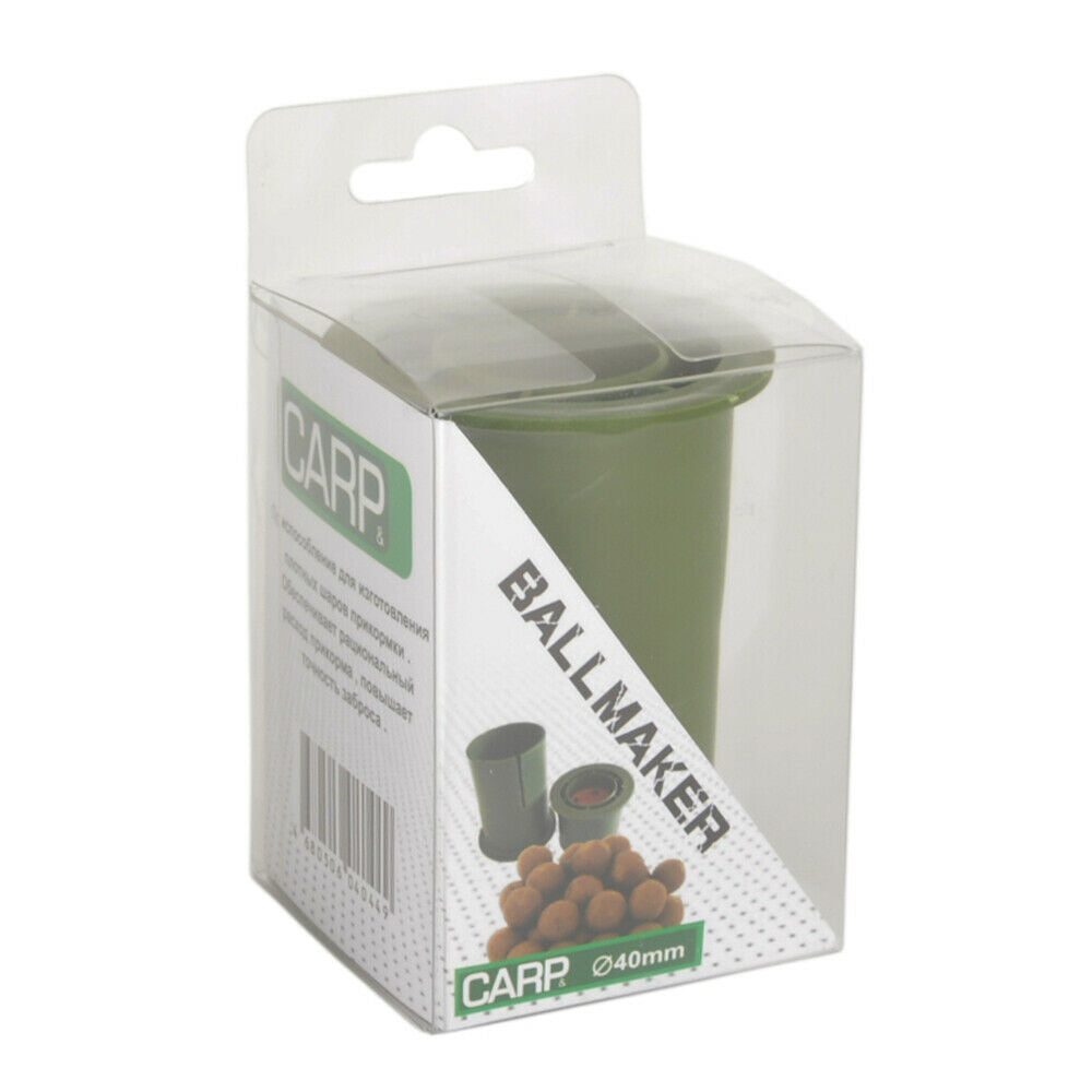 40MM Carp Fishing Bait Ball Shaper Groundbait Ball maker Fishing Green Bait LIN