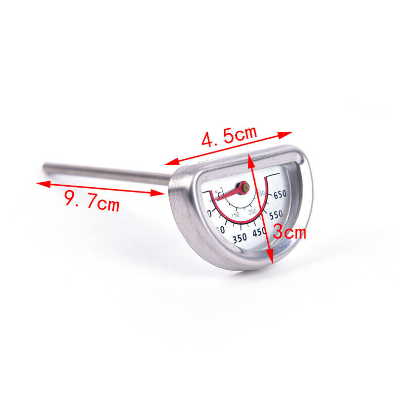 1pc Oven Thermometers Stainless Steel BBQ Thermometer Kitchen Baking To.l8