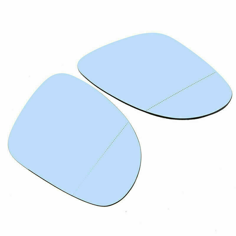 Pair Rearview Mirror Glass Heated Fits VW Golf MK5 Jetta GTI Passat B6 2004-2010