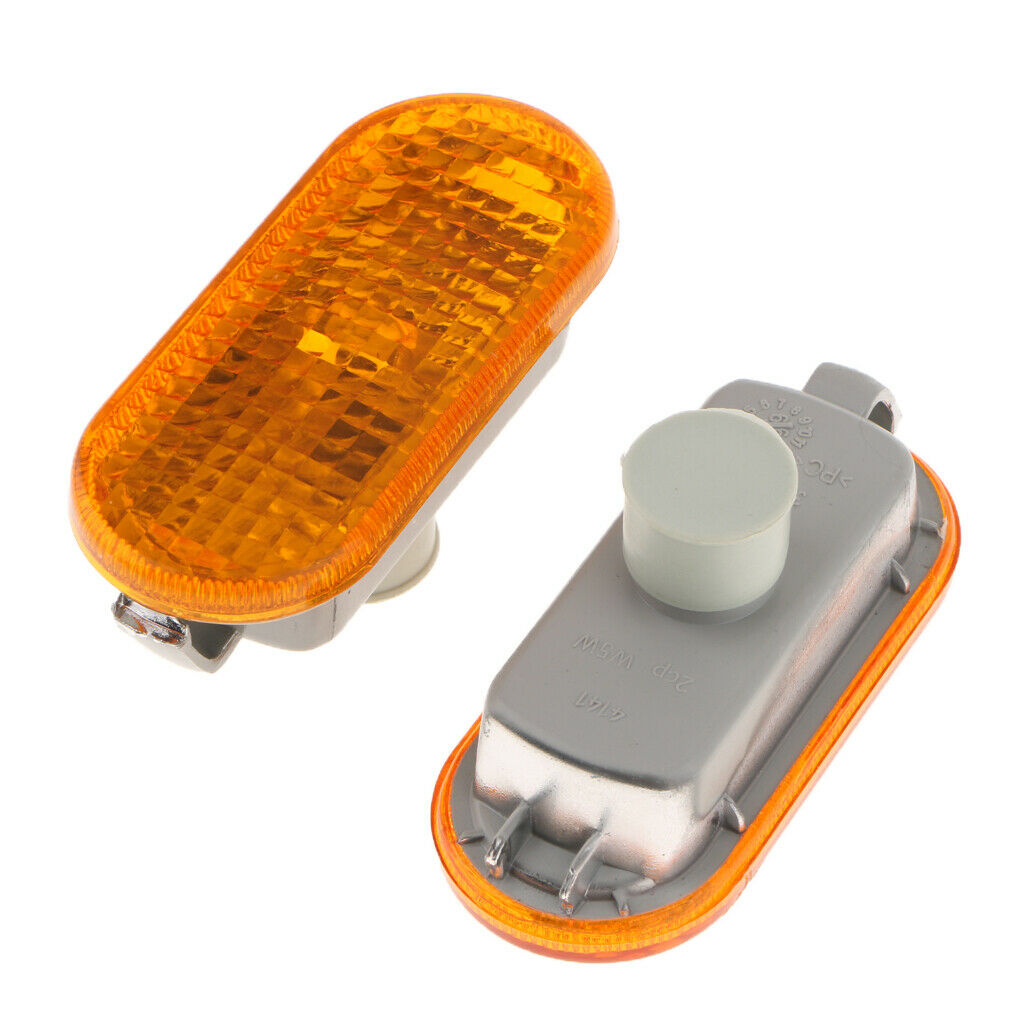 1 Pair NEW Side Marker Signal Blinker Light Lamp For VW Golf 4 MK4 Yellow