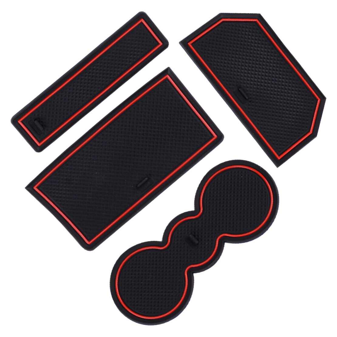 Inner Door Slot Mat Pad Cup Holder Anti-Slip Fits For Range Rover Evoque 12-19