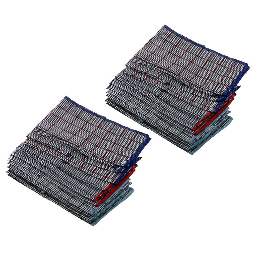 24 Pieces Square Handkerchiefs for Wedding Banquet