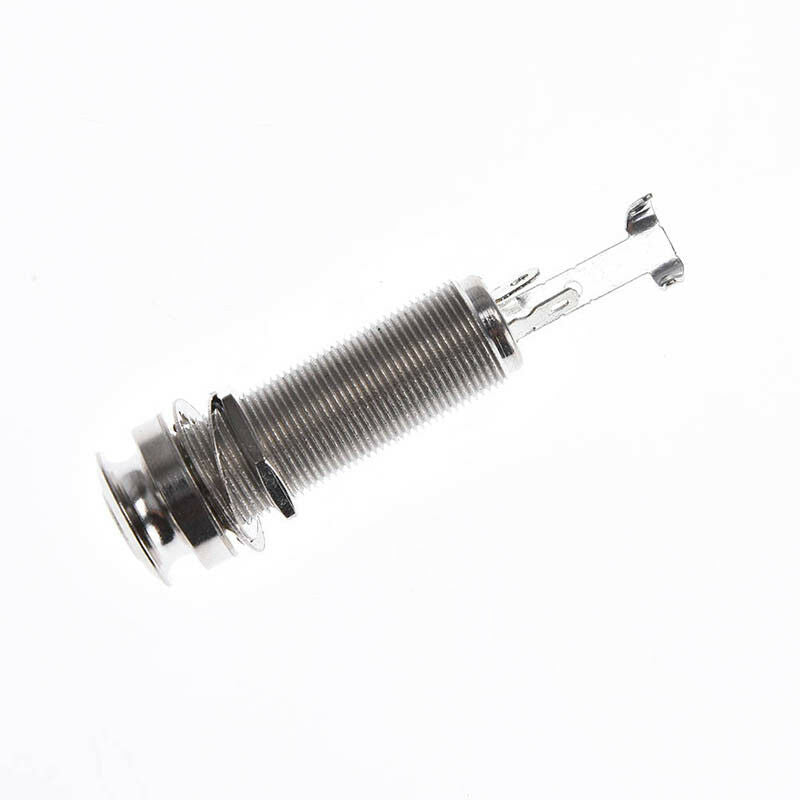 guitar endpin jack plug sockets for guitar 3 prong chrome threaded output B Lt