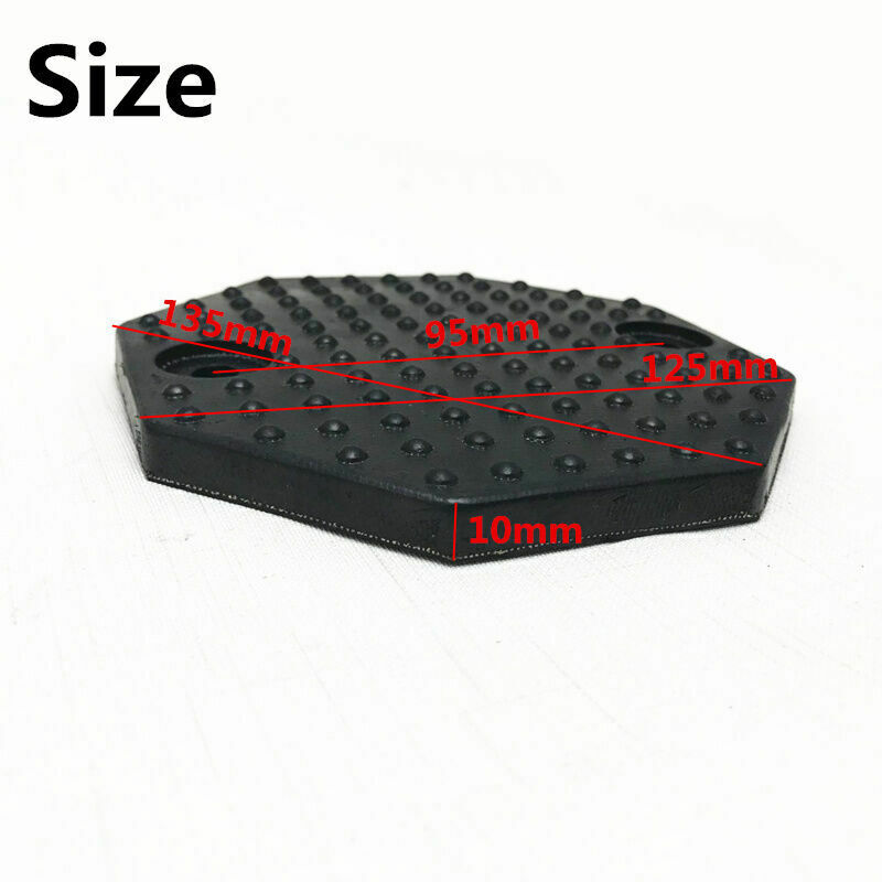 4Pcs Octagon 135*10mm Heavy Duty Rubber Arm Pads Car Auto Hoist Lift Accessories