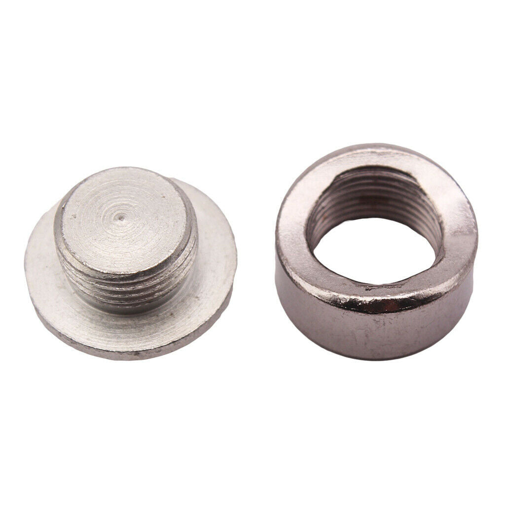 2Pcs Steel Weld on Exhaust Fitting Oxygen O2 Sensor Bung M18x1.5 Thread 18mm