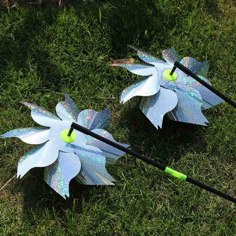 Bird Repellent Wind Spinners Lawn Pinwheel Windmill Garden Yard Patio Lawn Decor