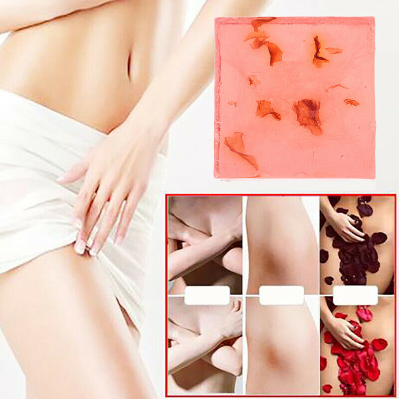 1Pc Rose Vaginal Itching Odor Soap Natural Wash Stops The Private Itching Odo SJ