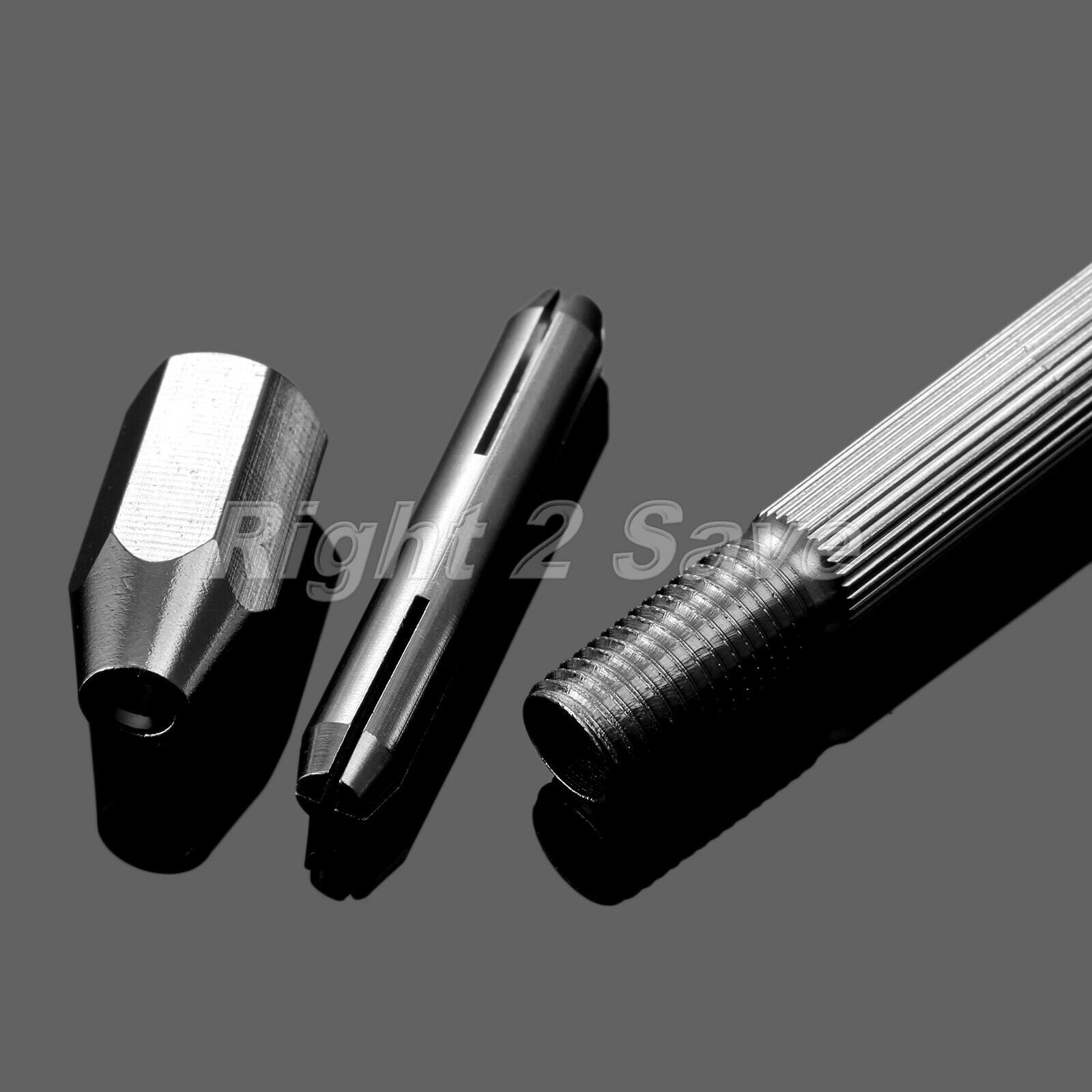 Double Head Chuck Pin Vice Handle Hand Drill Hobby Tools For Wood NO Drill Bit