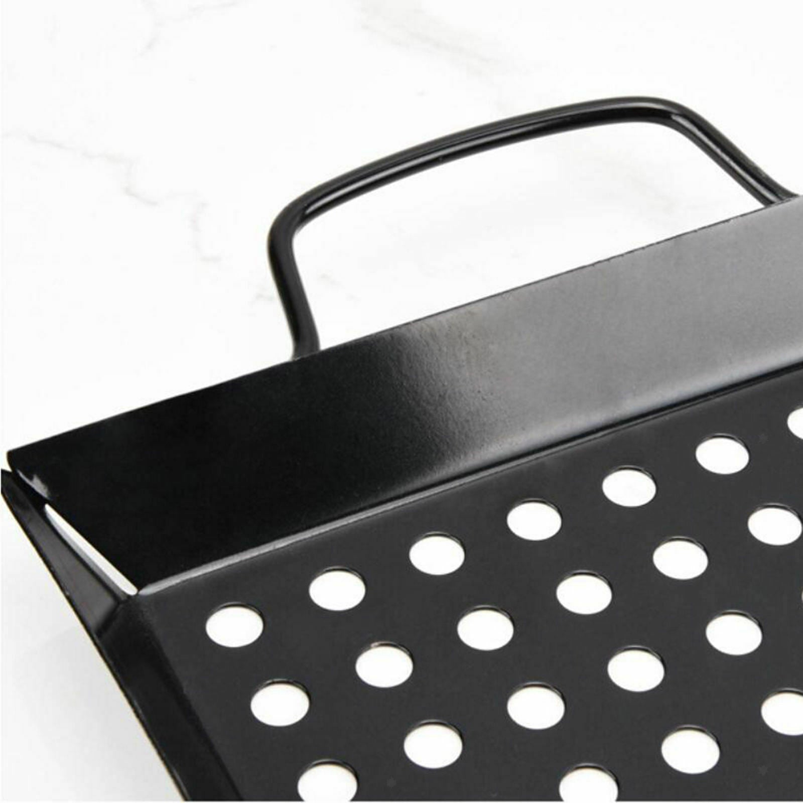 Non Stick BBQ Pans Grill Barbecue Basket Grilling Wok for Cooking Vegetables